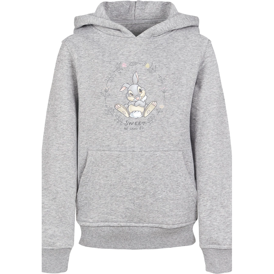 F4NT4STIC Hoodie  Bambi Klopfer Thumper Sweet As Can Be heather grey