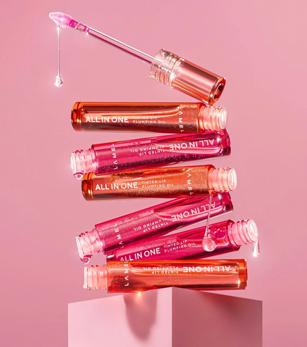 Lamel - Óleo Labial Volumizador All in One - 401: Peach