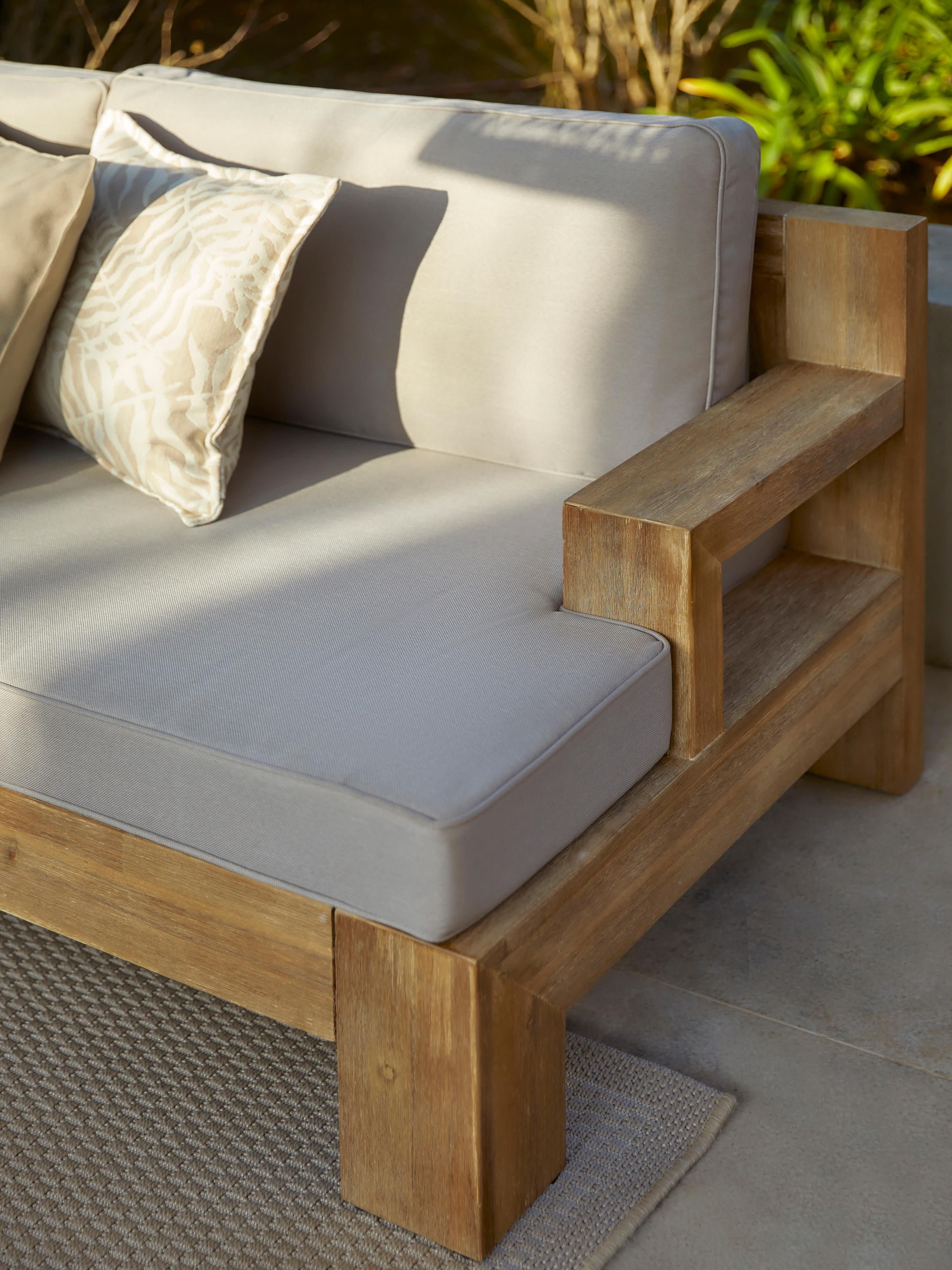 Modulaire tuin loungeset Joshua van acaciahout, 4-delig