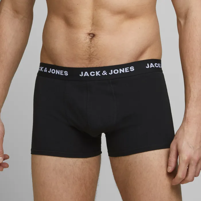 Jack & Jones Basic Plain Trunks Boxershorts Heren (5-pack)