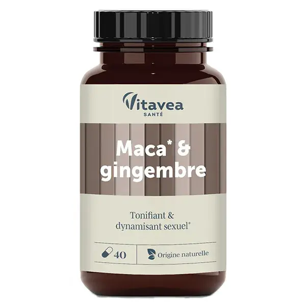 Vitavea Essentials Tonificante e Energizante Sexual Maca e Gengibre 30 cápsulas