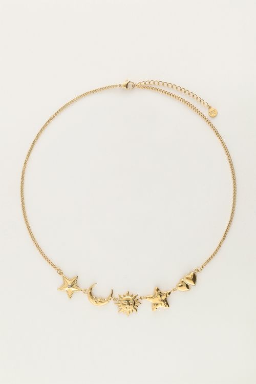 Starry ketting met verschillende bedels