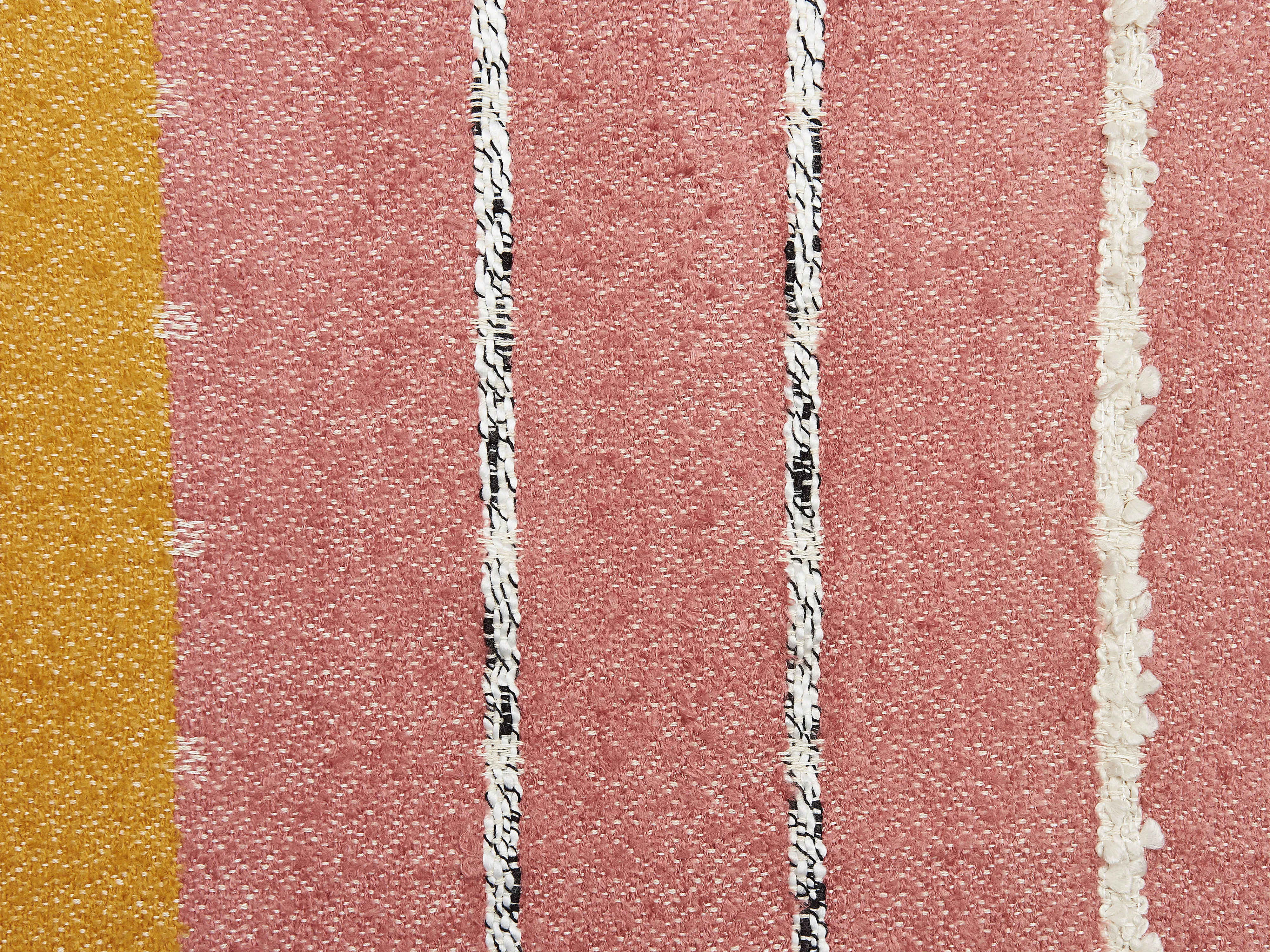 Plaid NAIKHU Katoen 130 x 170 cm Lichtrood