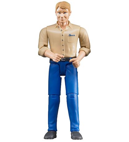 Bruder Figur - bworld - Männlich m. Blau Hosen - 60006