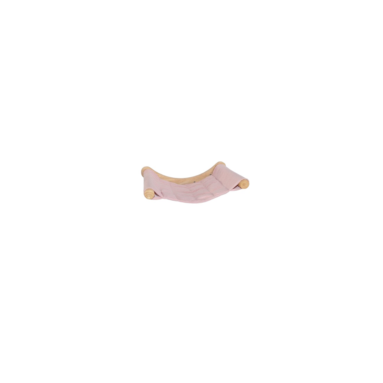 RHR Quality Wand-Hängematte für Katzen beige/ rosa