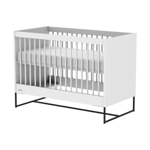 Kidsmill Modular 2 Babybed Mat Wit - Zwart - 60 x 120 cm