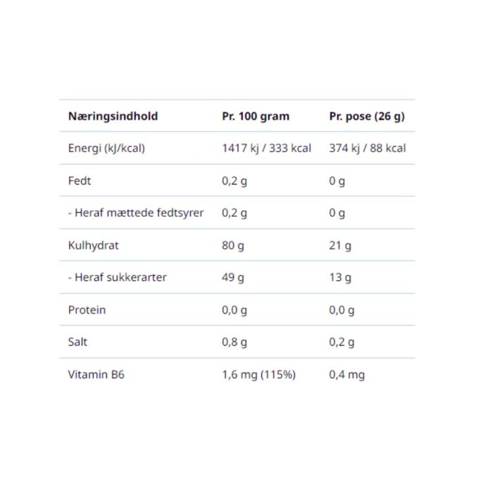PurePower Unisex Energi-barer Energy Snack Original Hvid