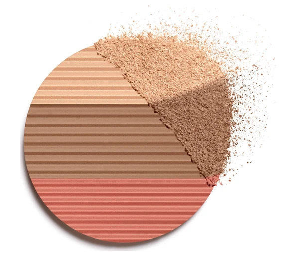 CHANEL LES BEIGES POUDRE BELLE MINE ENSOLEILLÉE Harmonie de trois poudres belle mine, poudre bronzante, blush et enlumLight Coral