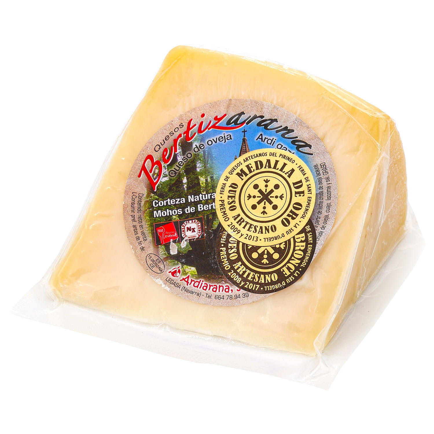 Fromage fermier de brebis de Navarre au lait cru - Ardiarana