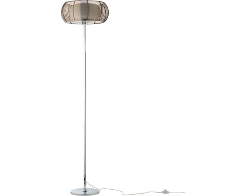 Staande lamp, 2-lichts, HxØ 162x42,5 cm, Relax brons chroom