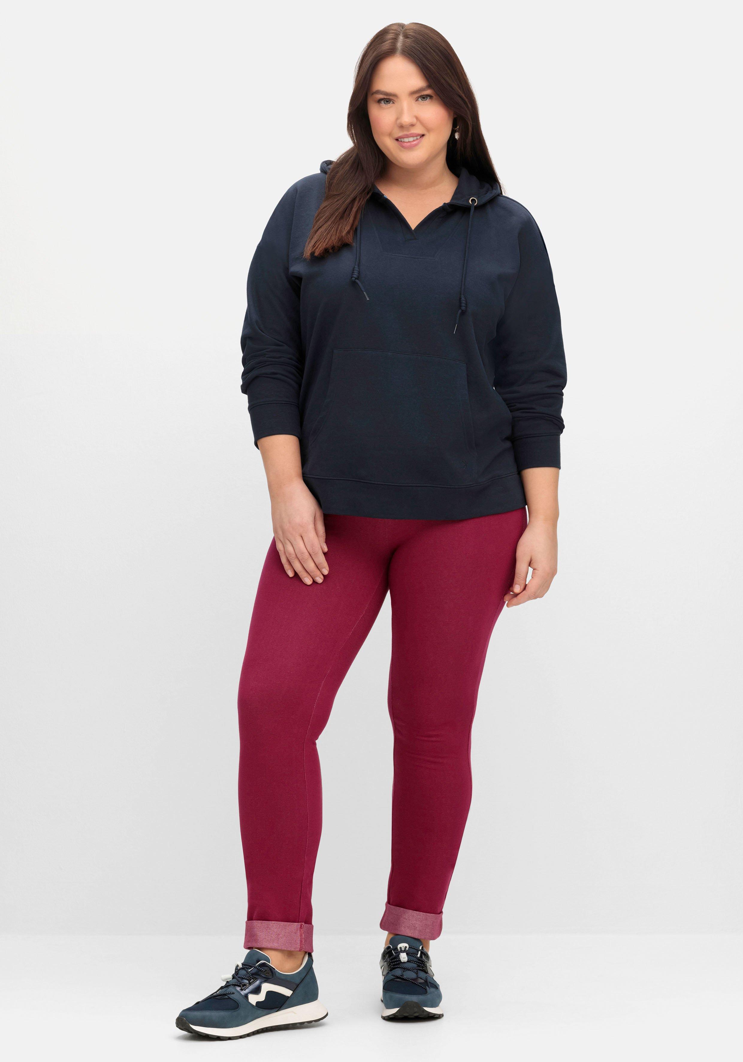 Sweatshirt mit Kapuze und Kängurutasche