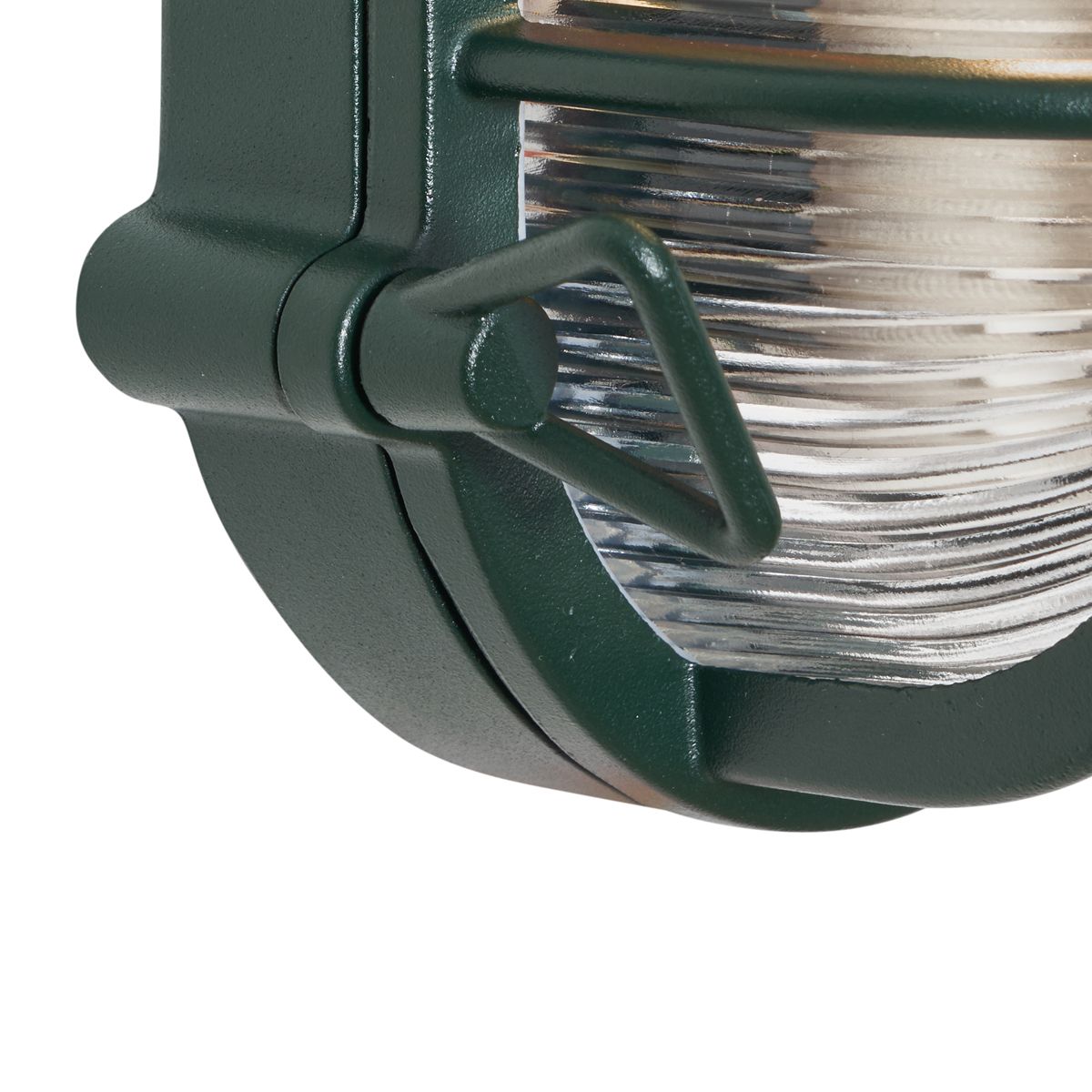 Buiten wand- en plafondlamp donker groen ovaal IP44 - Noutica