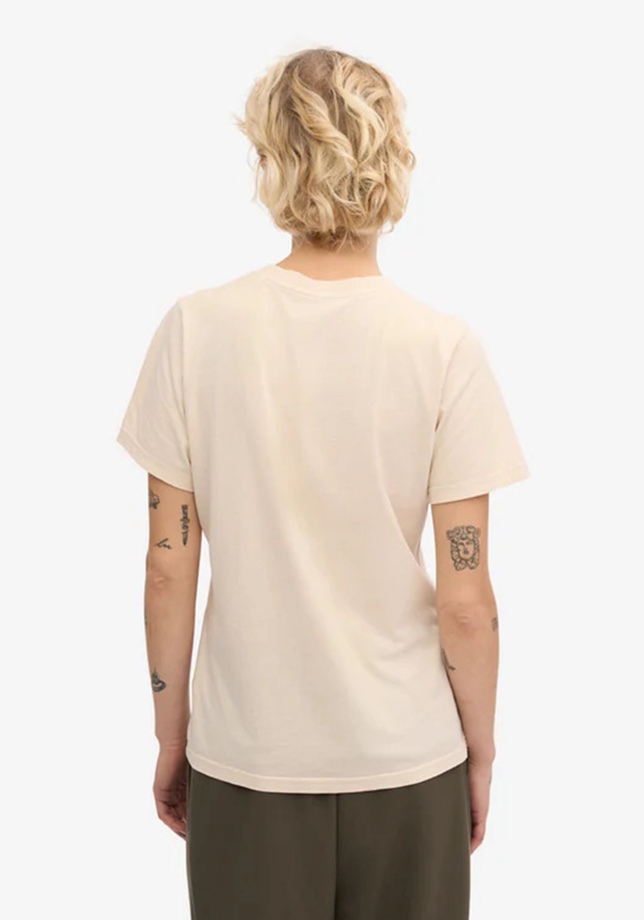 Colorful Standard Damen-T-Shirt Ivory White