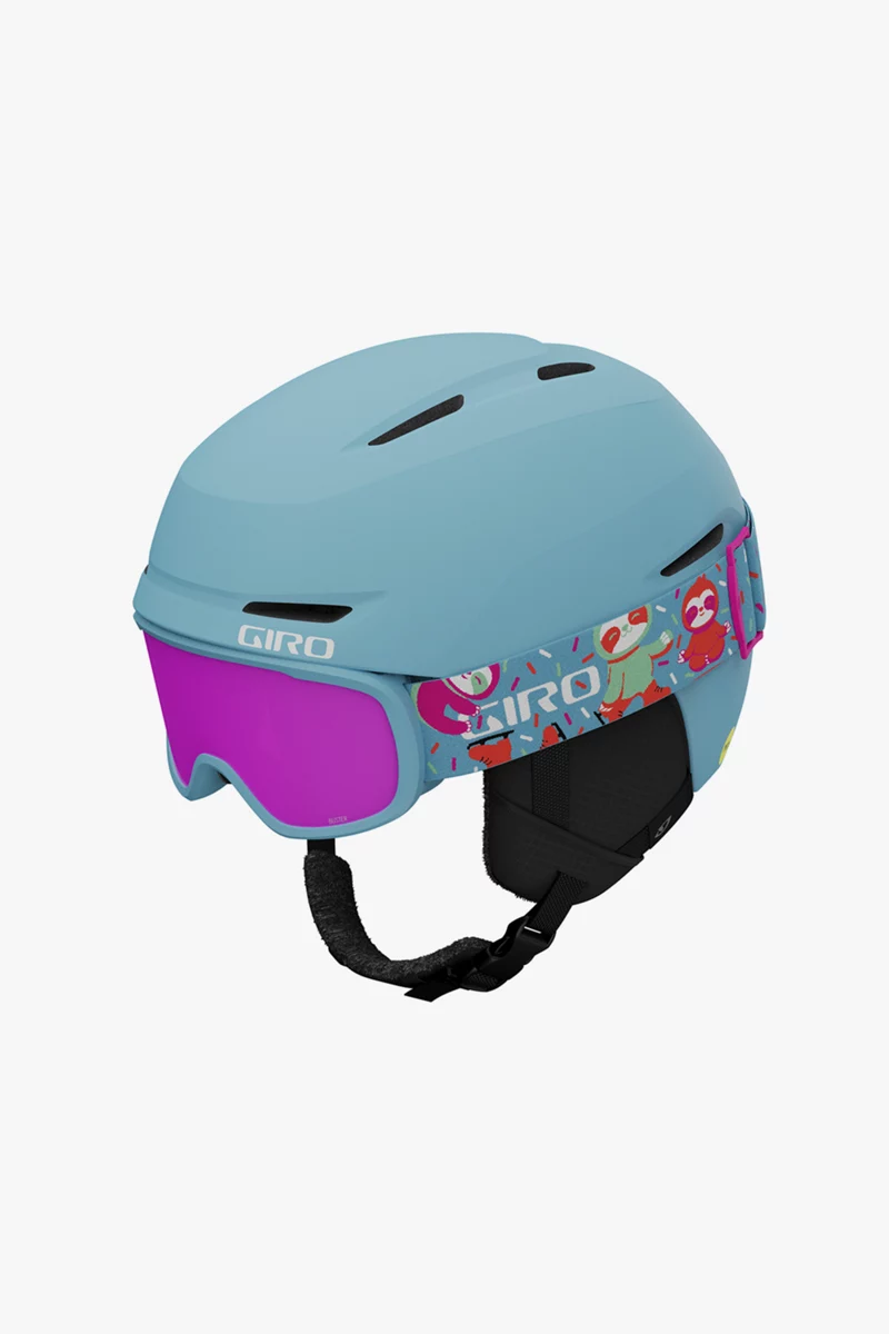 GIRO Spur Flash Combo Kinder Skihelm + Brille