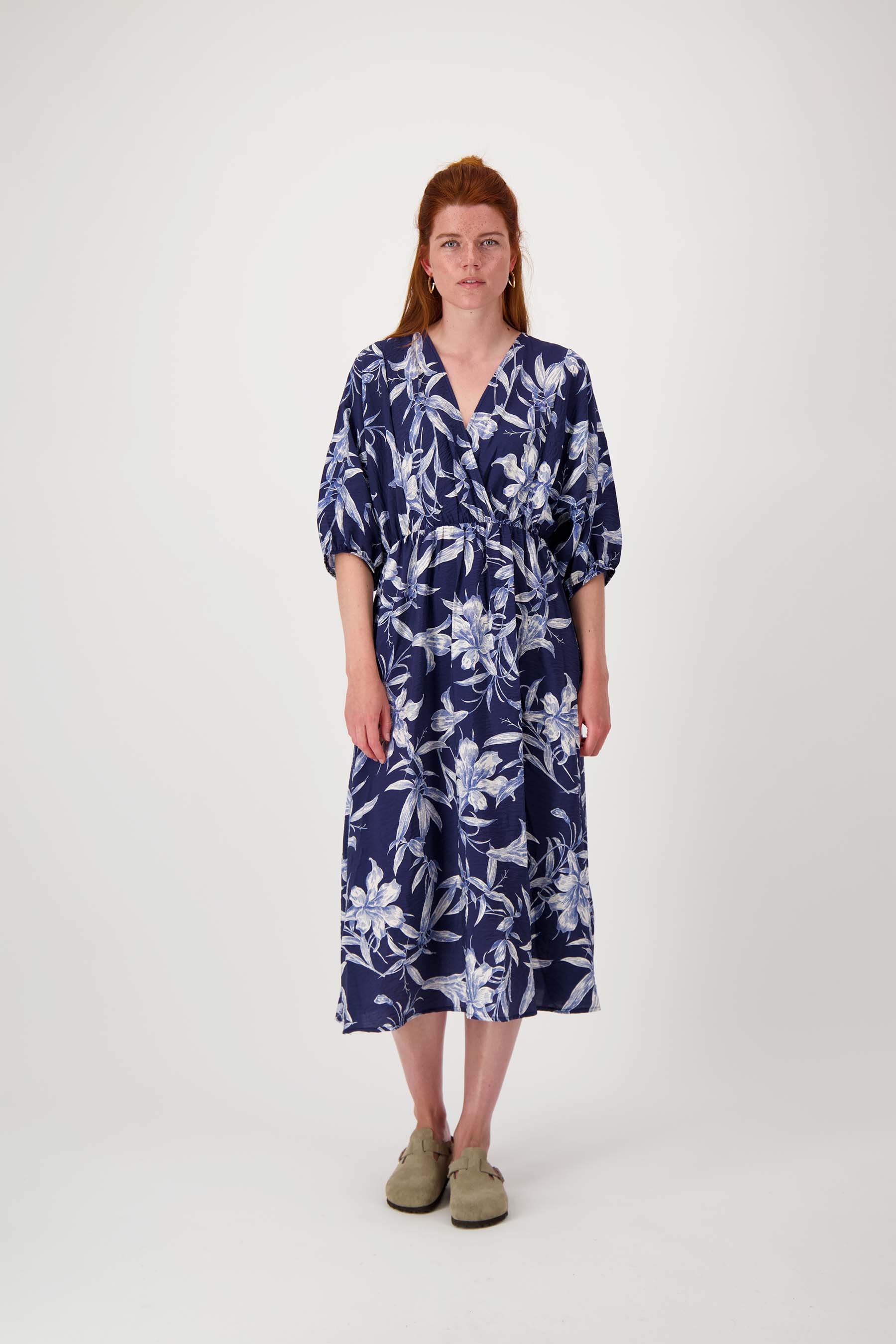 kimono jurk met print