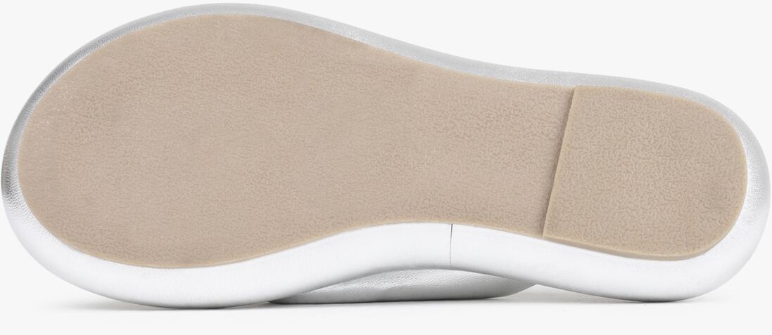BRONX zilveren bronx slippers jac-ey 85022