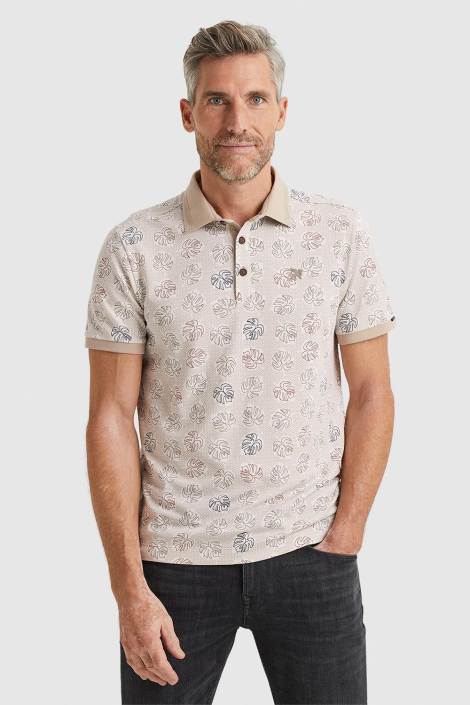 Vanguard beige heren polo