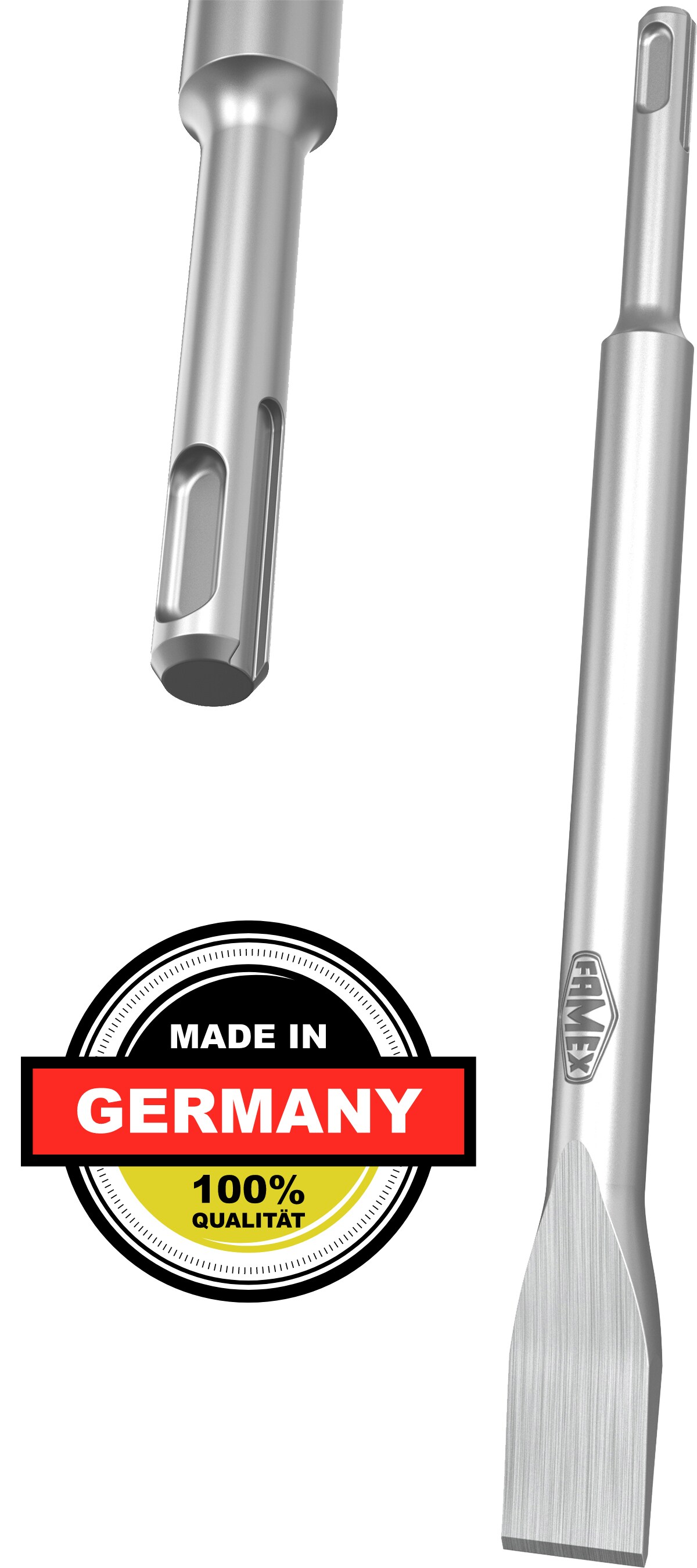 FAMEX 8320 SDS Plus Meissel aus deutscher Produktion