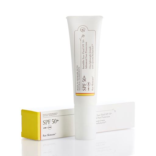 Raz Skincare Invisible Face Fluid Solcreme, SPF 50 , 50 ml