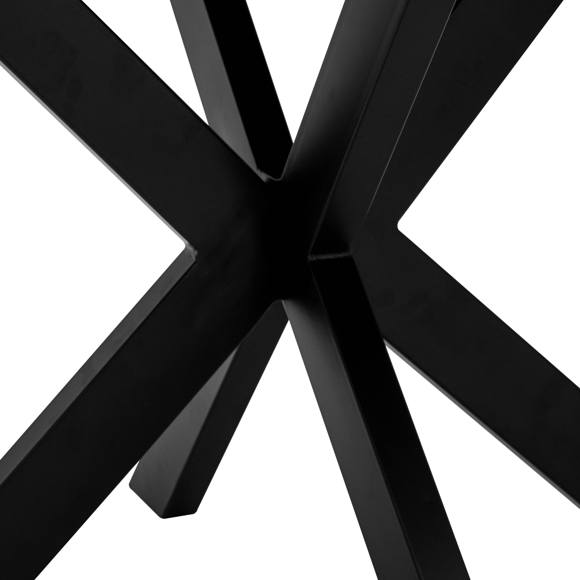 Kick tafel Jake - rond 140cm zwart