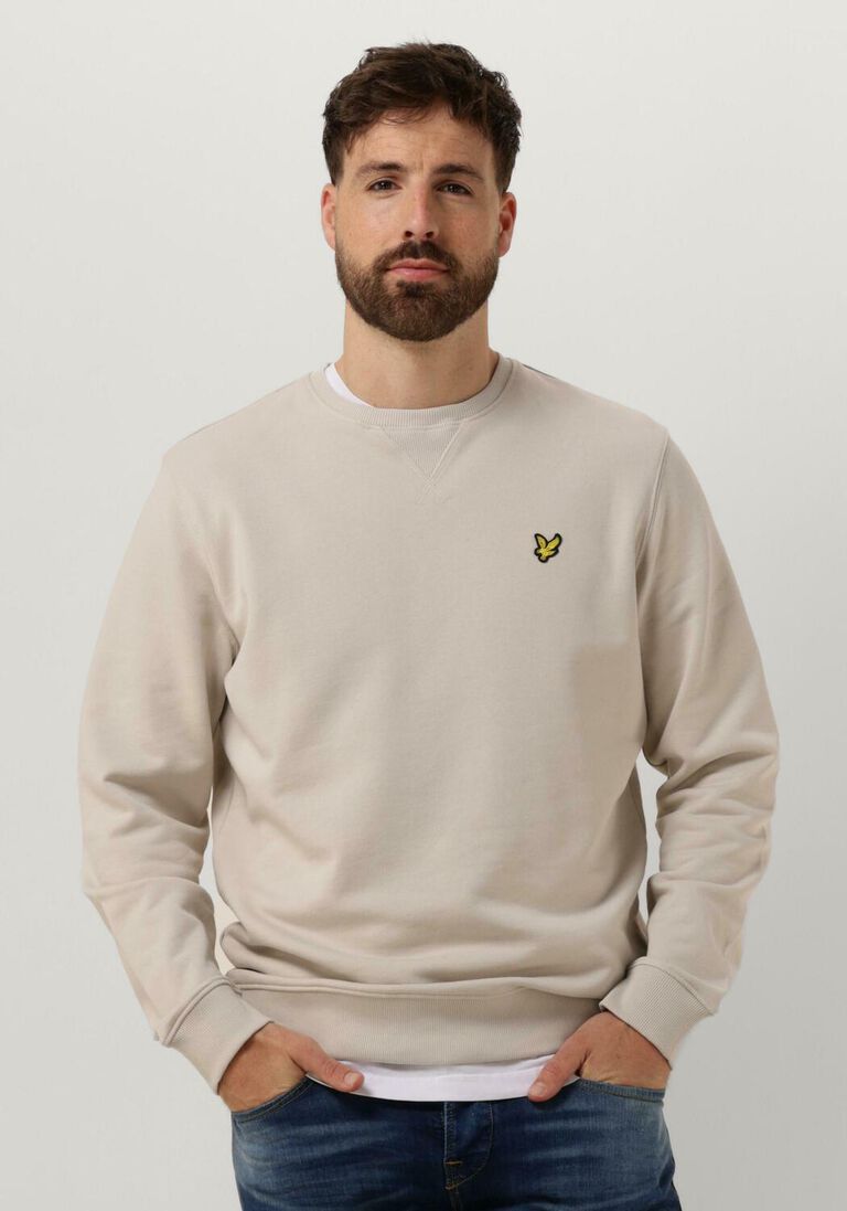 LYLE & SCOTT beige lyle & scott trui crew neck sweatshirt