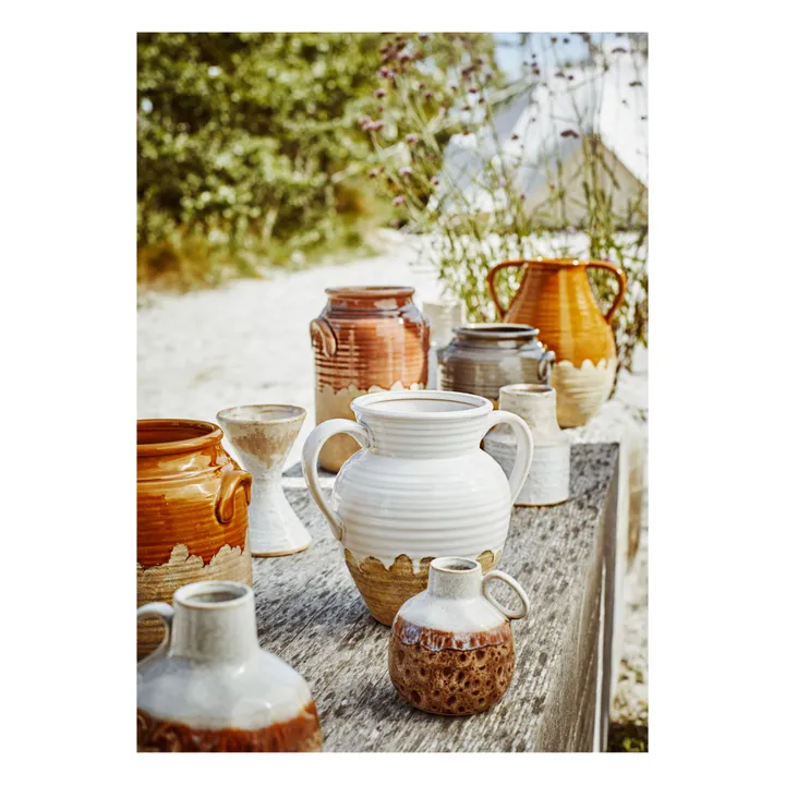 Madam Stoltz Vase en grès | Blanc