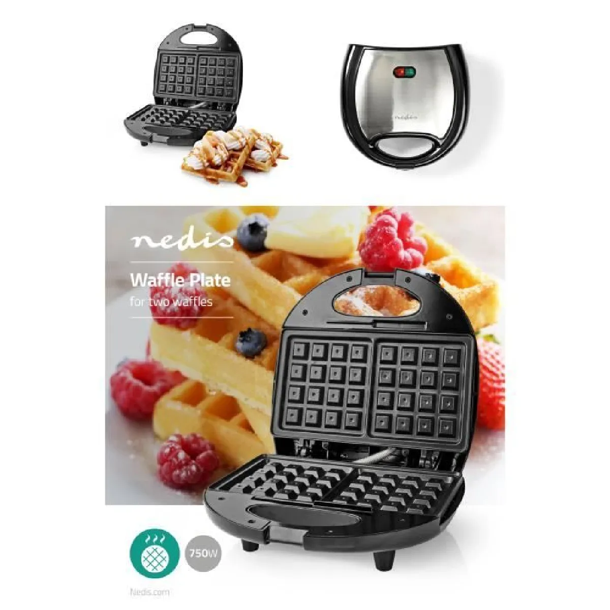 Nedis Gaufrier 750W