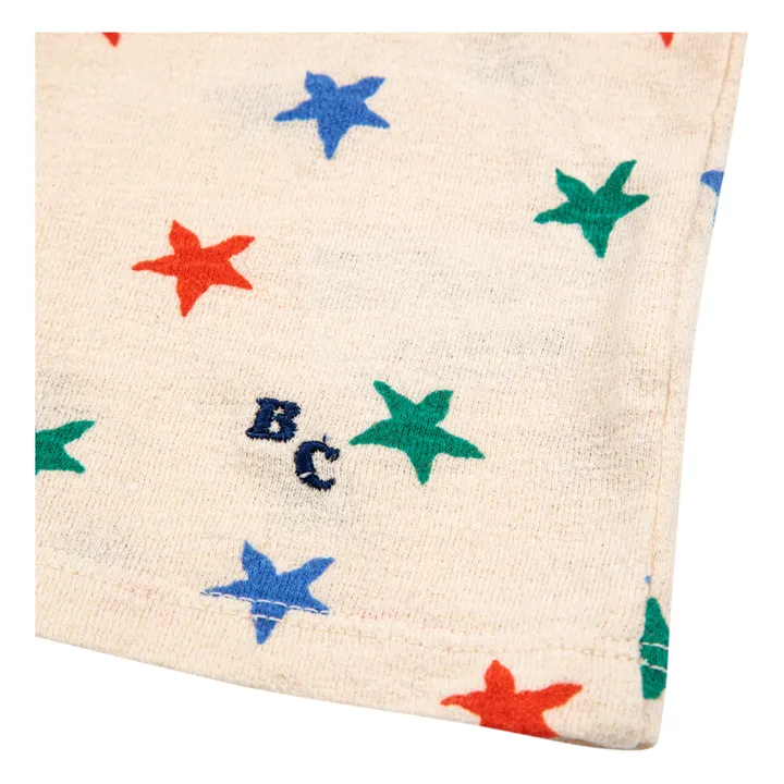 Bobo Choses T-Shirt Coton Bio Texturé Etoiles | Ecru