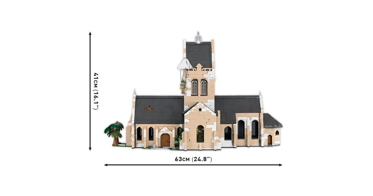COBIChurch Sainte-Mere-Eglise Constructiespeelgoed