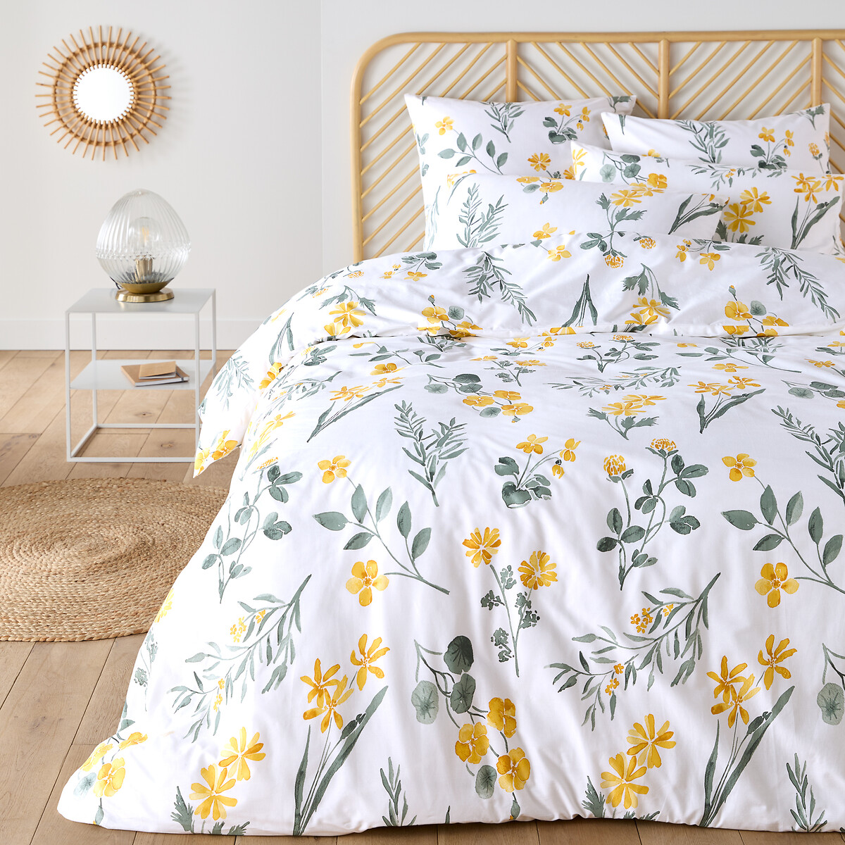SO'HOME<br>Conjunto de cama de algodão, fronha quadrada, Jeanille