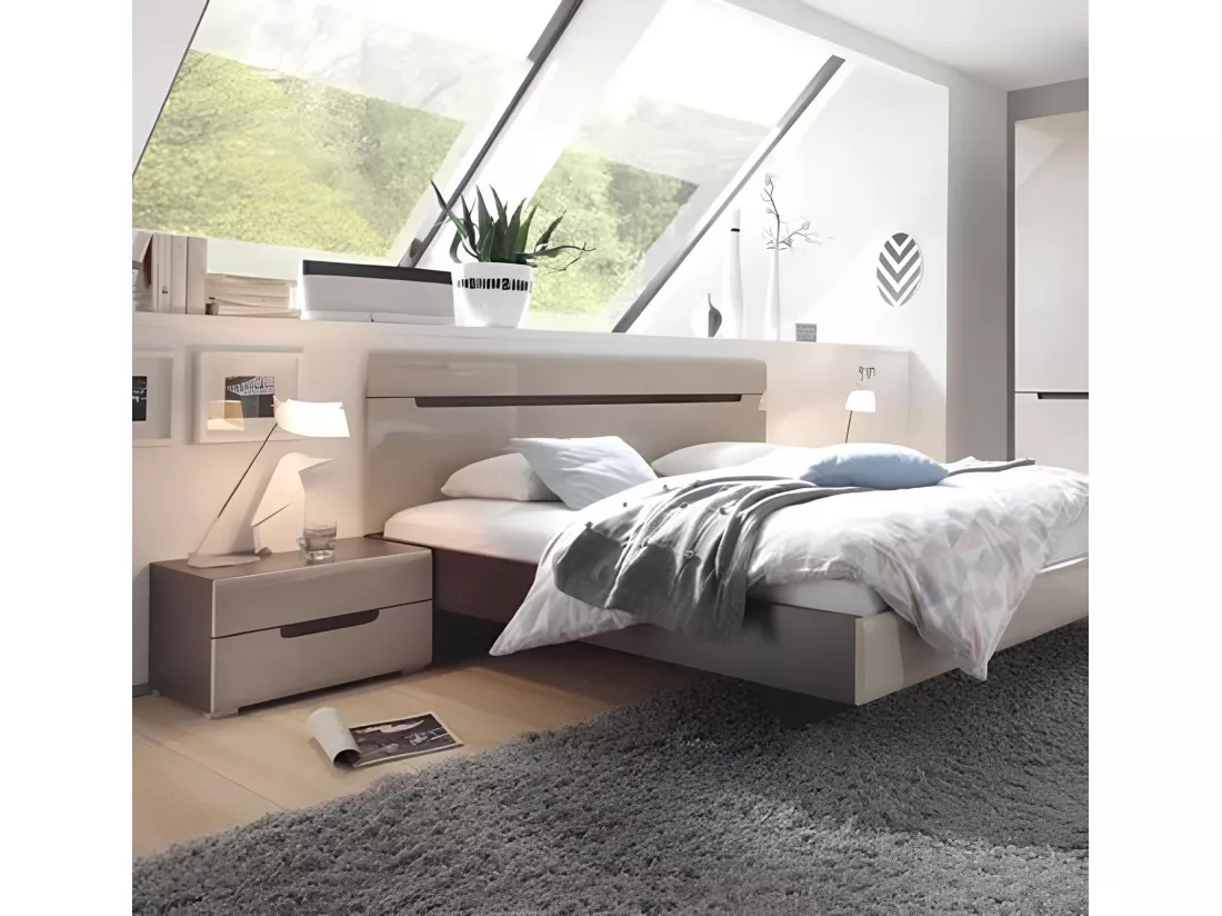 Chambre complète HEKTOR 180x200 cm - SANS ARMOIRE