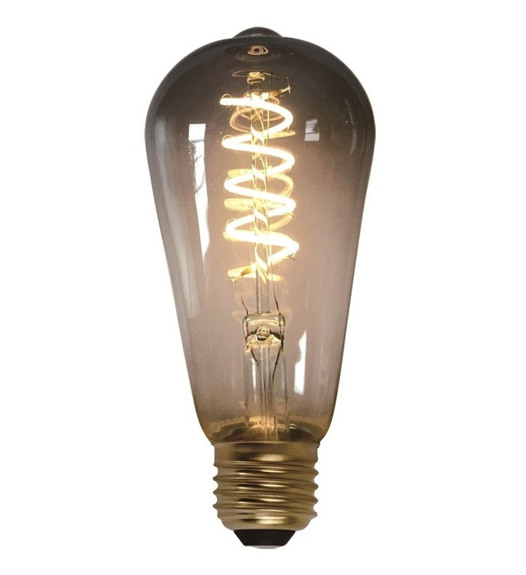 Freelight E27 7Watt Led Smoke 64mm incl. Stappen Dimmer