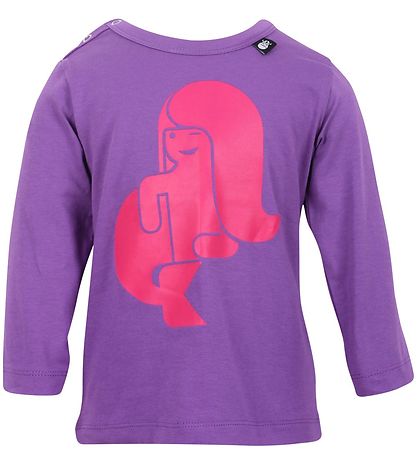 Danefæ Pullover - Lila m. Meerjungfrau