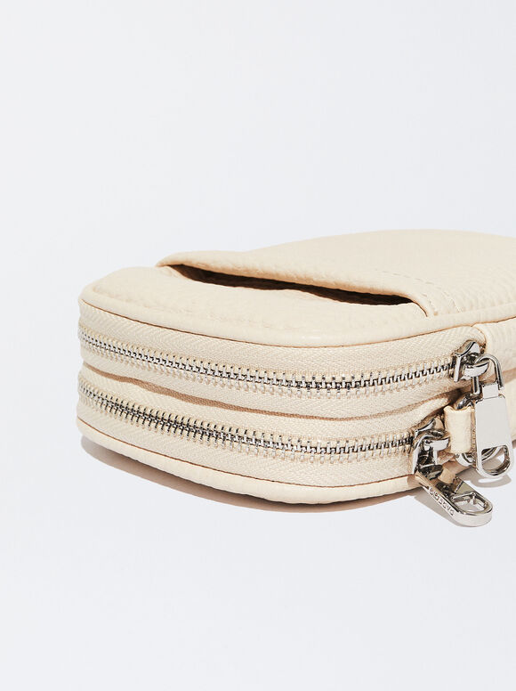 Bolsa para celular com alça de ombro - Off-White