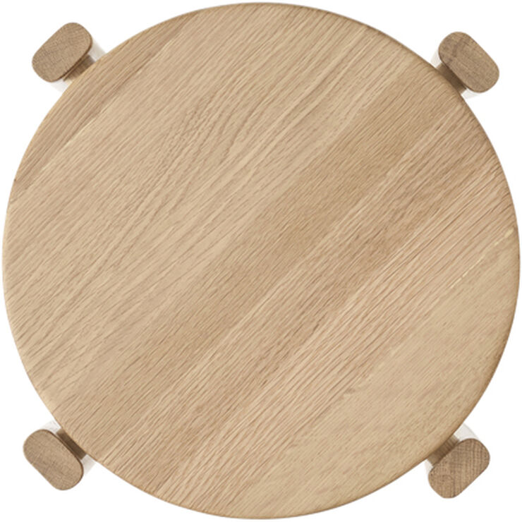 Audo Copenhagen Passage Stool, Natural Oak Brun
