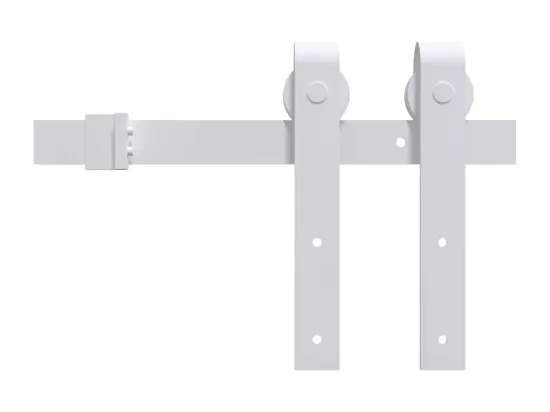 Porte coulissante et kit de quincaillerie 85x210 cm pin massif