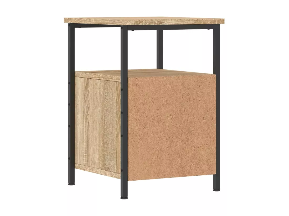 Table de chevet chêne sonoma 34x35,5x50 bois d'ingénierie