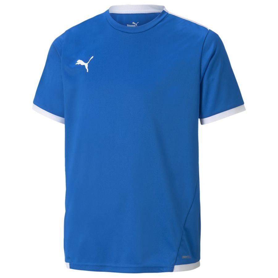 PUMA Maillot teamLIGA - Bleu/Blanc Enfant