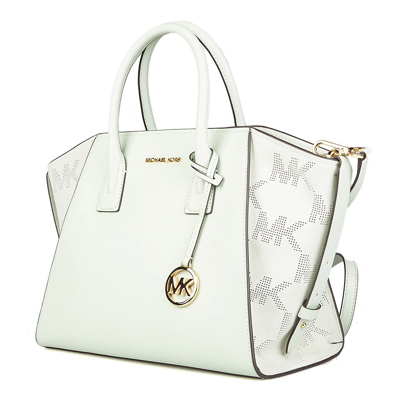 Michael Kors Sac à main en Cuir Avril vert - 42x26x13 cm
