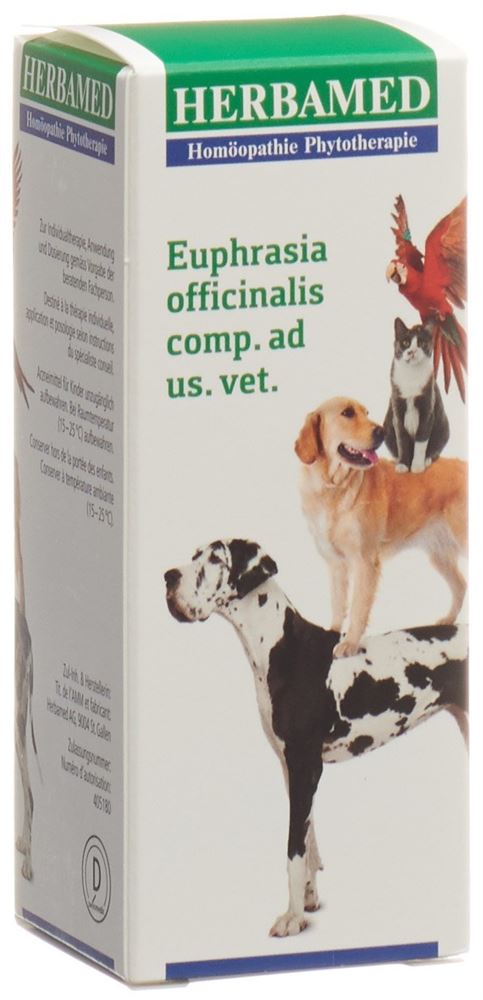 HERBAMED Euphrasia officinalis comp<br>50 ml, Tropfen, ad us vet