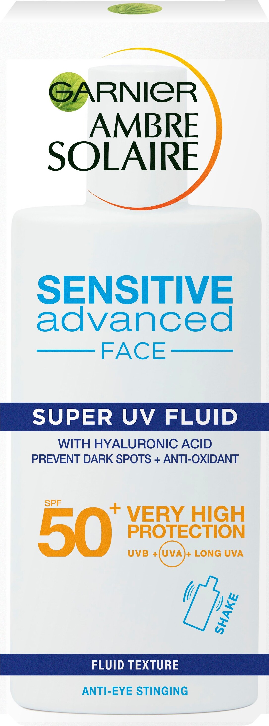 Garnier - Solaire Ambre Sensitive Advanced Face Spf50+ 40 ML