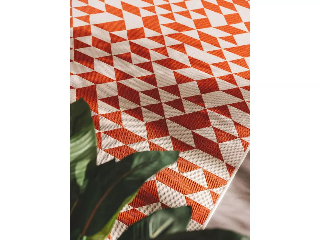 Tapis d'extérieur & intérieur Cleo Orange 200x300 cm