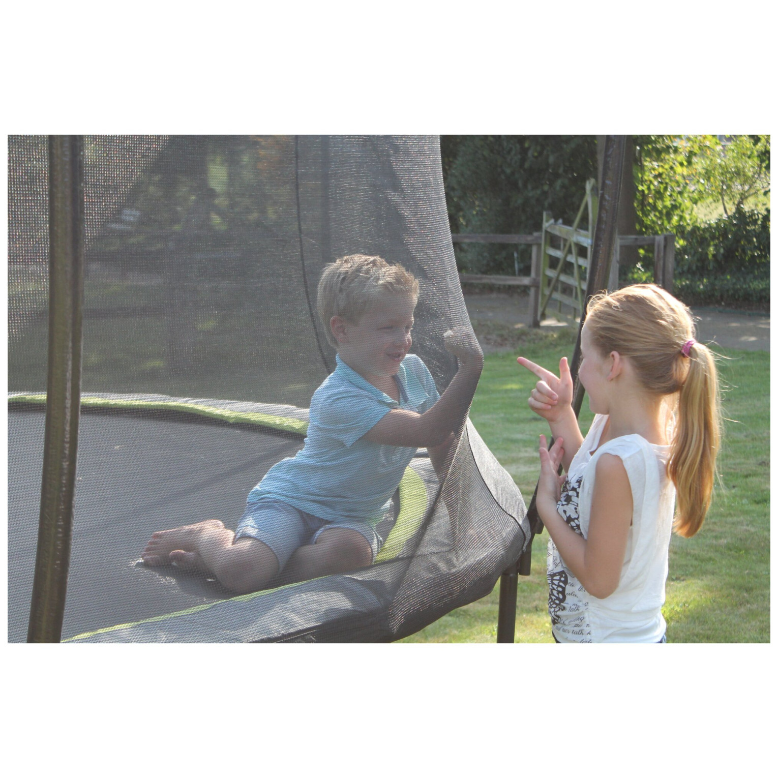 EXIT Silhouette trampoline ø427cm - zwart