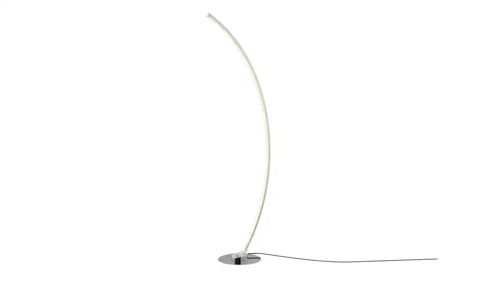 KHG LED-Stehleuchte, chrom mit Farbwechsler
