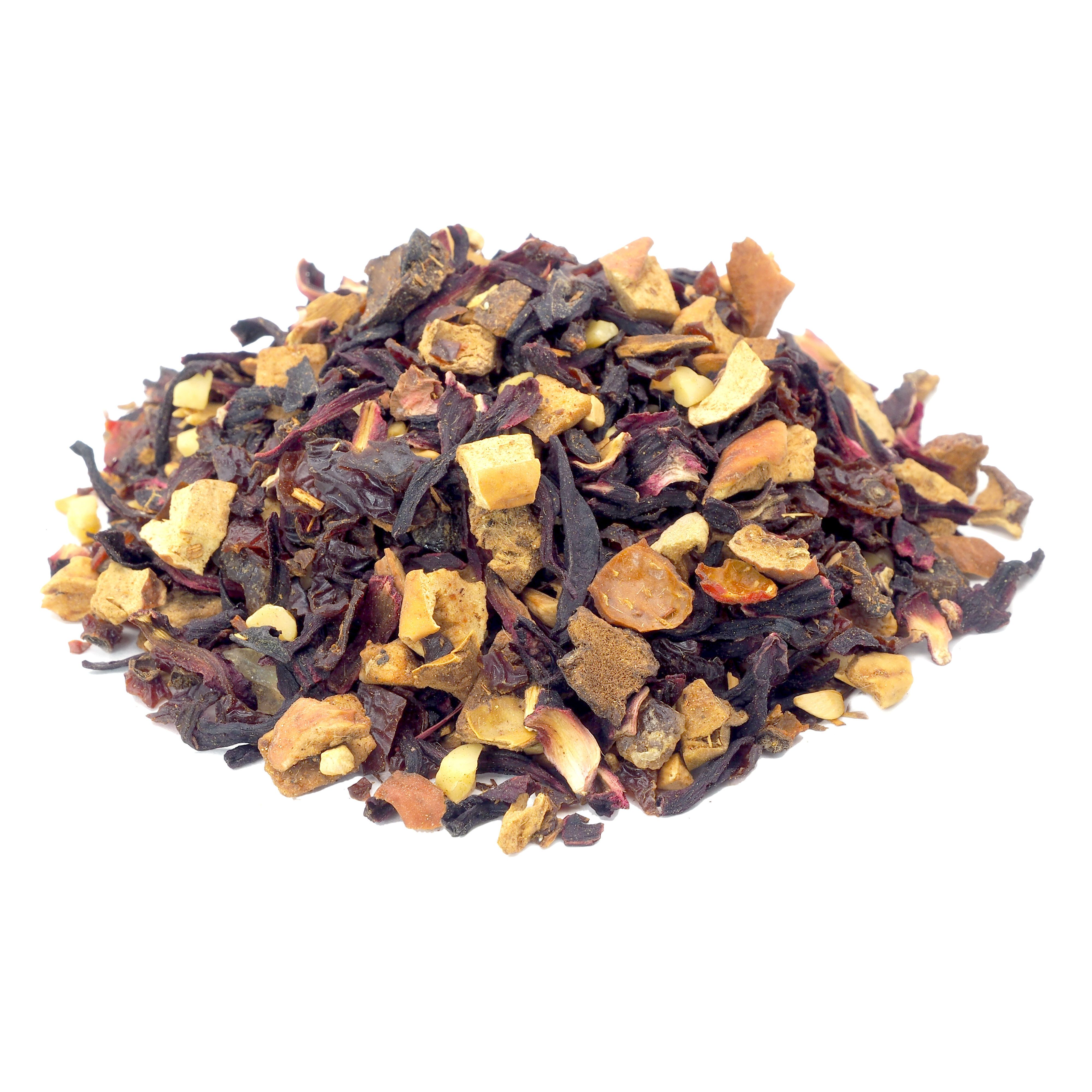 tea4me Wellnessfrüchte Sportlertrunk Früchtetee mit leichtem Koffein-Kick