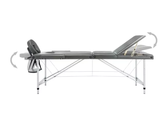 Table de massage avec aluminium 186 x 68 x 59 cm 02_0001798