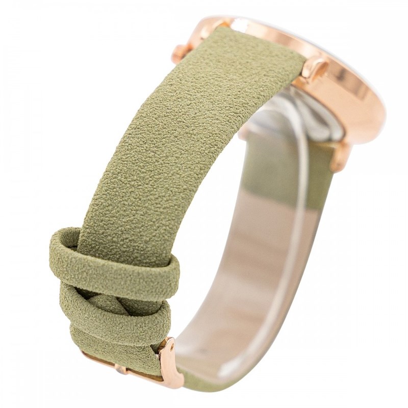 Montre Femme GIORGIO bracelet Cuir Vert