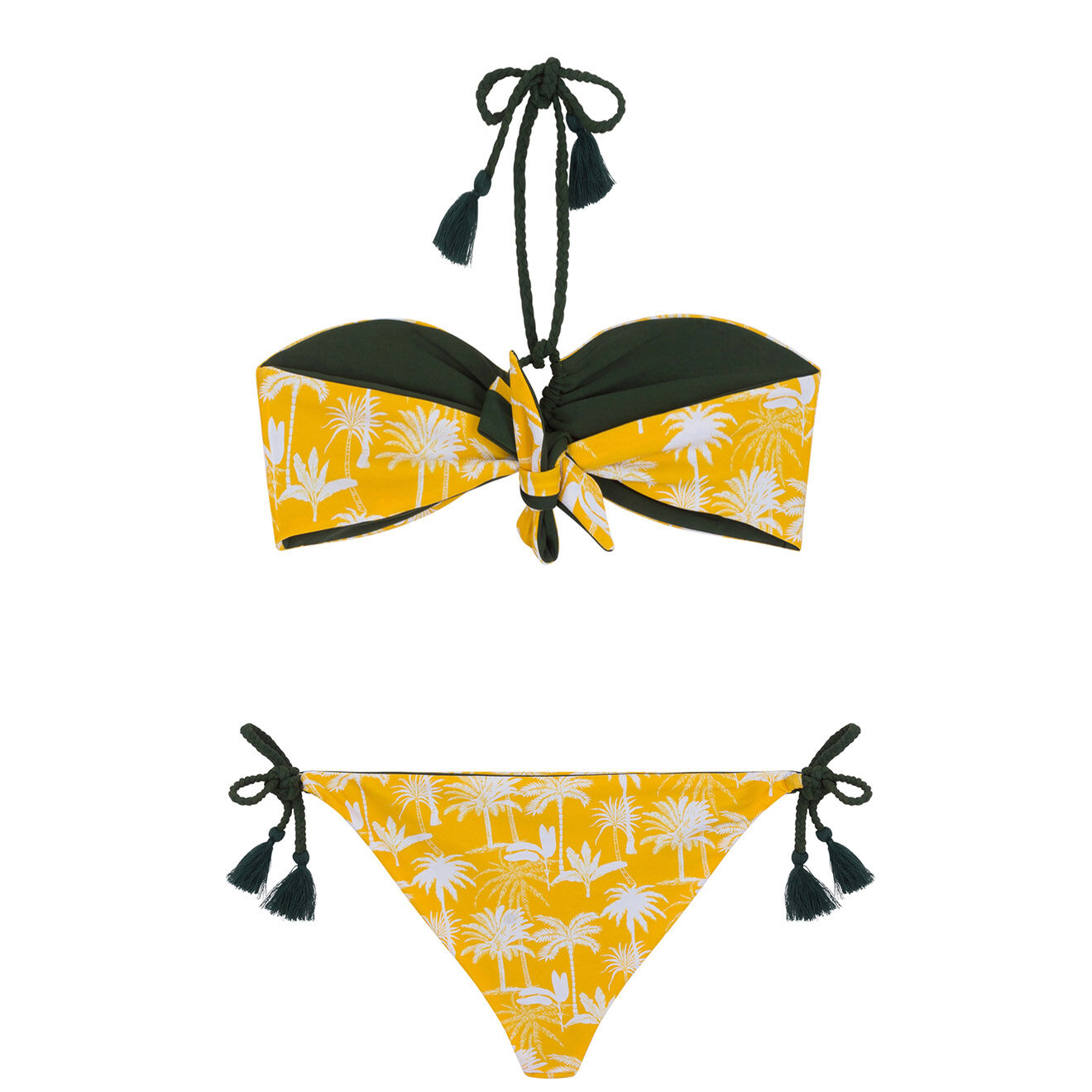 Wild Maillot de bain 2 pièces Flame jaune/vert