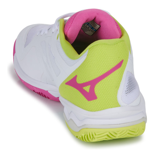 Mizuno - WAVE EXCEED LIGHT PADEL - Blanc / Rose / Jaune