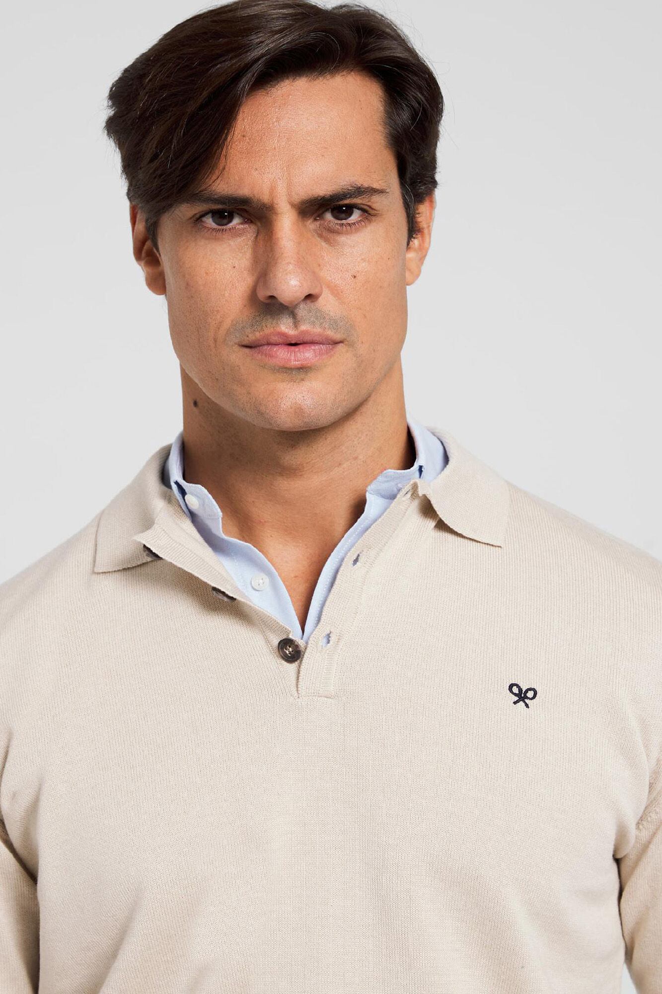 Camisa polo Jersey Silbon bege - Bege